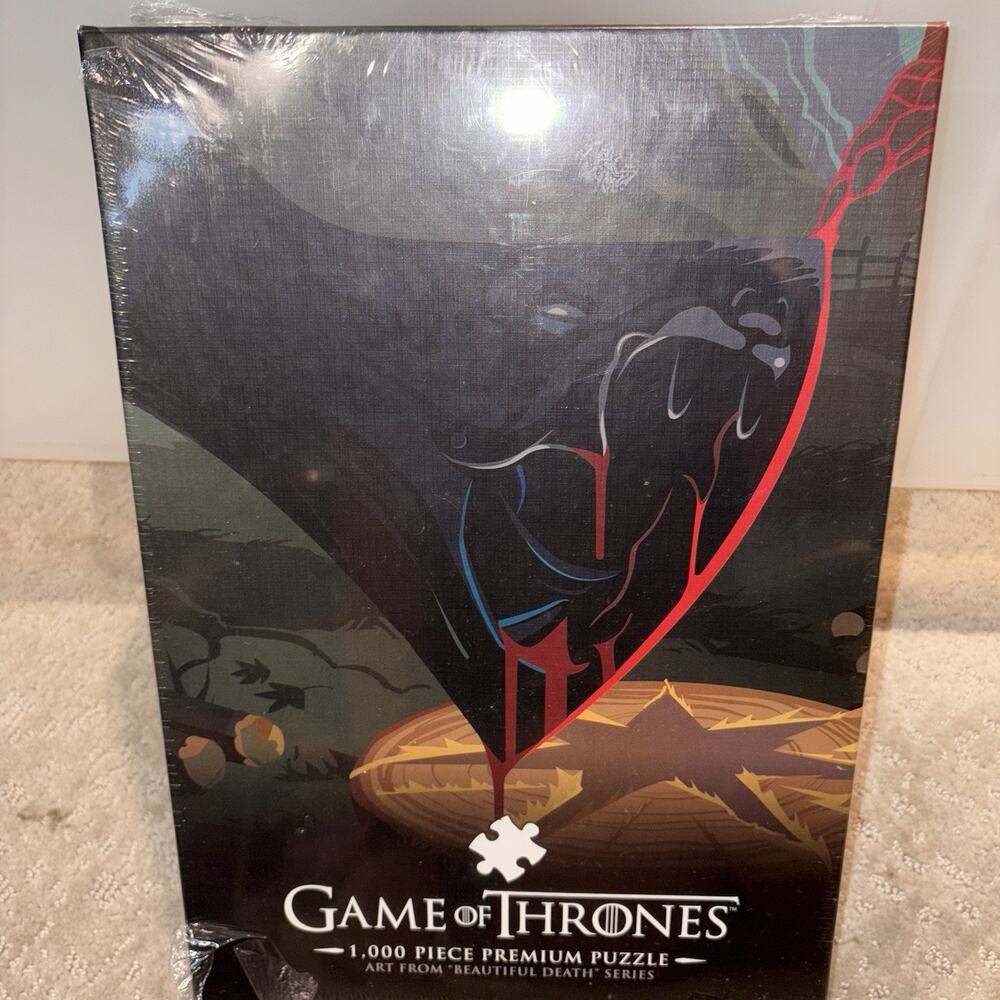 Game of Thrones 1000 Piece Collectible Premium Puzzle "Beautiful Death" USAopoly